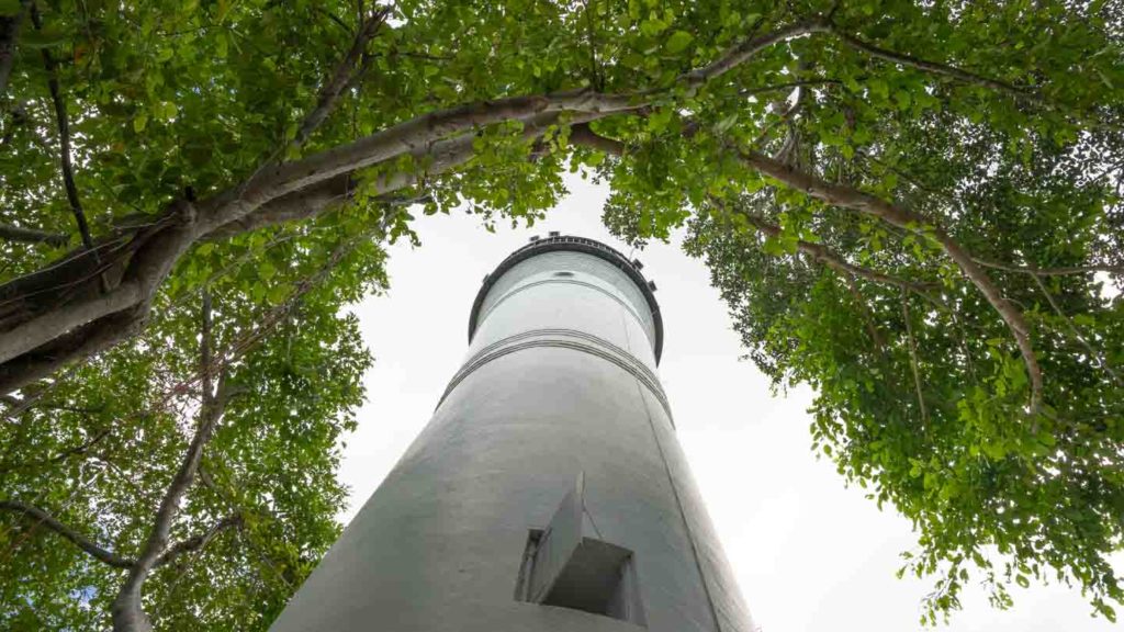 View looking upward at the Key West Lighthouse - Tourist attractions