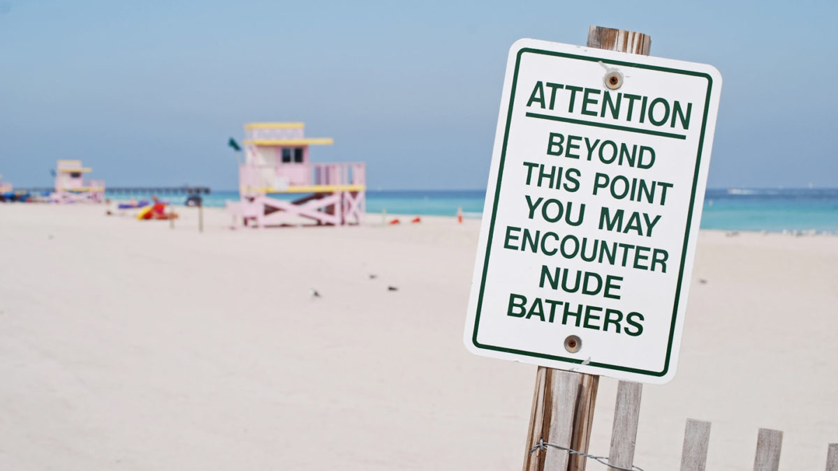 clothing optional nude beaches in Florida